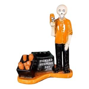 Yankee‎ Candle Tlh Boney Pickled Peepers Skeleton Candle Holder Halloween